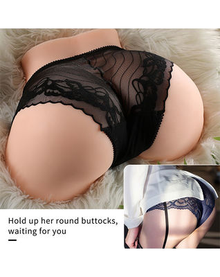 EE.UU. Almacén TPE Realista MINI Asia 128cm Gris hombro superior y falda de denim Pechos grandes Muñeca sexual-MARCY