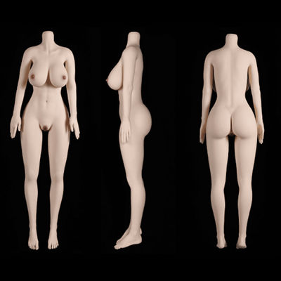 Muñeca sexual femenina TPE/Silicone personalizable Cuerpo completo con tetas grandes, cuerpo curvilíneo Forma- piel suave