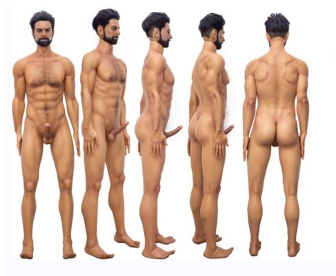 Brazos poderosos musculosos de 176 cm Silicona Mujer Amor Sexo Muñeco-MARCY