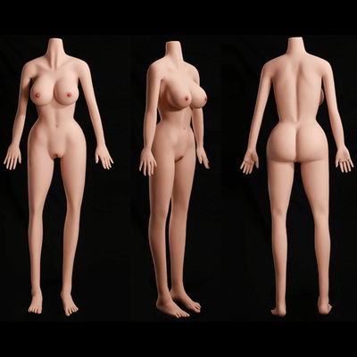 Cabeza de muñeca de sexo personalizable TPE/Silicone Cuerpo femenino con trasero grande Pechos grandes-MARCY