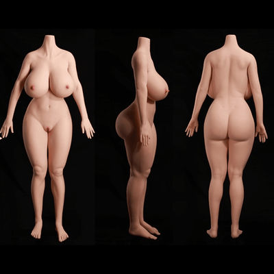 Cuerpo de muñeca de sexo TPE / silicona personalizable con trasero grande y pechos grandes-Marcy