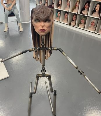 Muñeca de sexo juguete cabeza alienígena para cosplay estilo majic cabeza con piel suave muñeca sexy